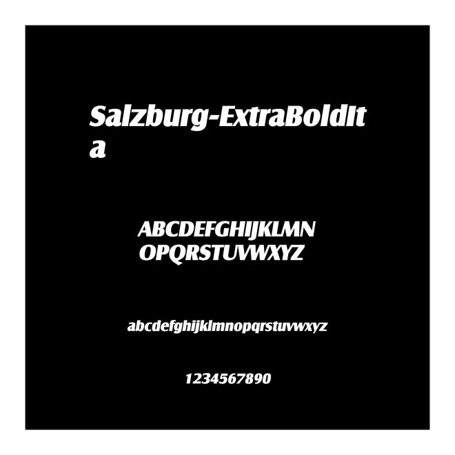 Salzburg-ExtraBoldIta