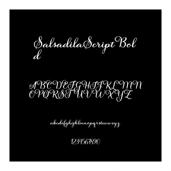 SalsadilaScriptBold
