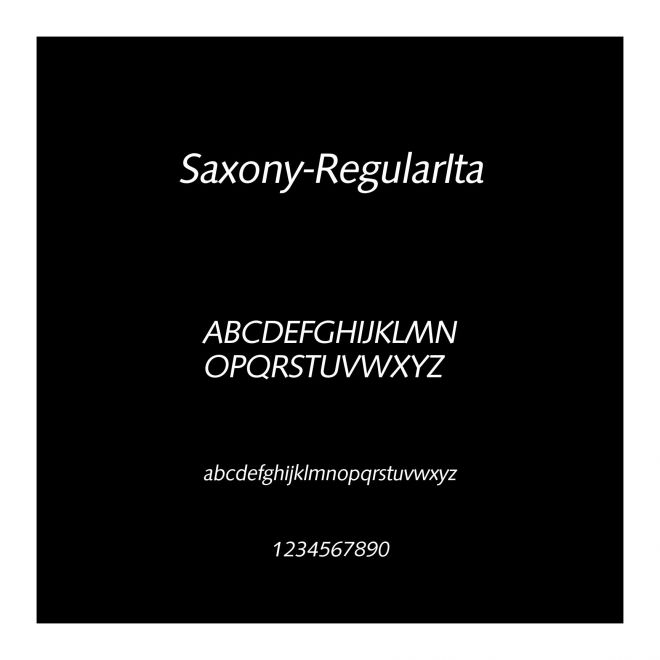 Saxony-RegularIta