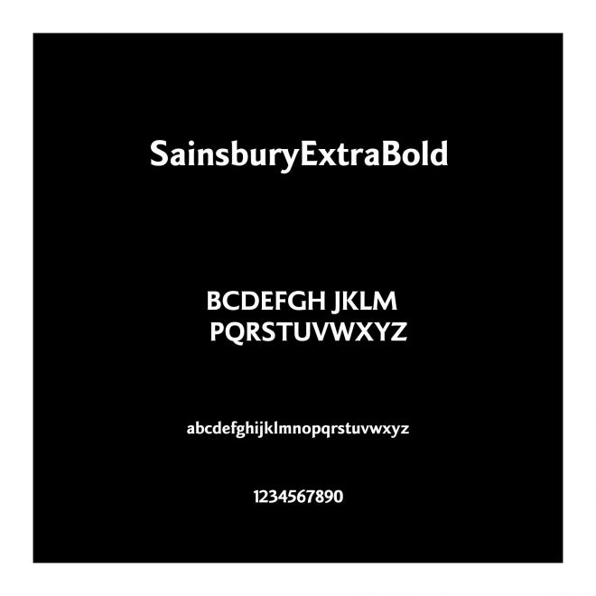 SainsburyExtraBold