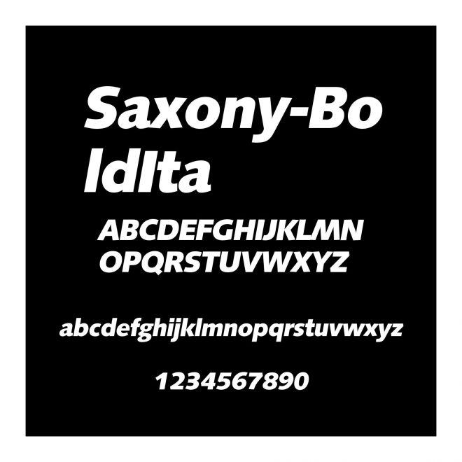 Saxony-BoldIta