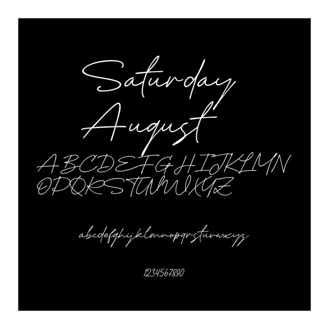 Saturday August