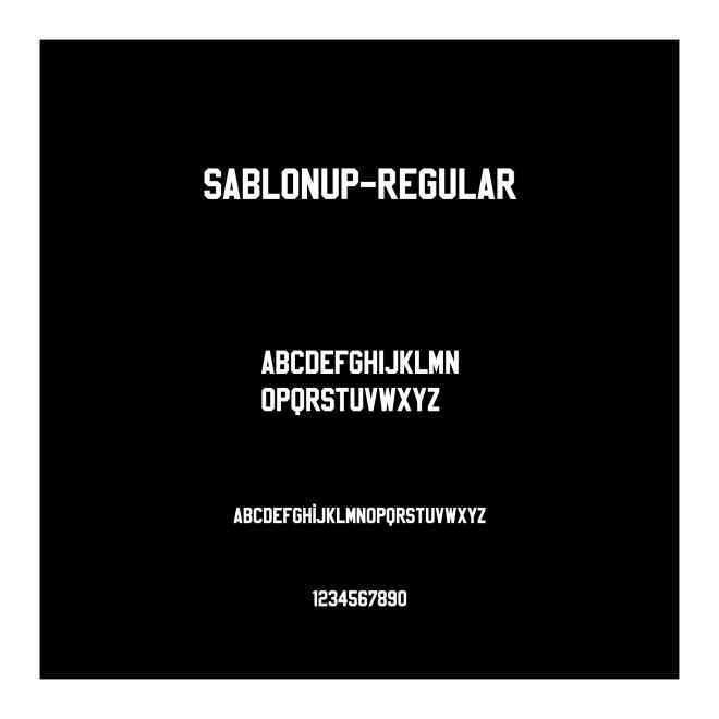 SablonUp-Regular