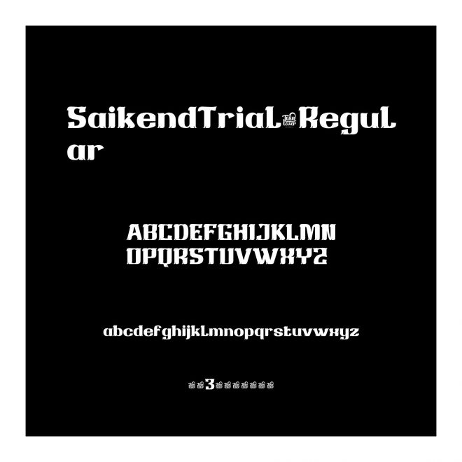 SaikendTrial-Regular