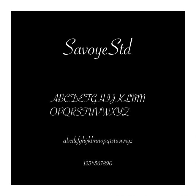 SavoyeStd