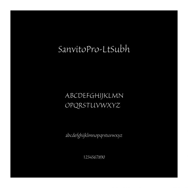 SanvitoPro-LtSubh