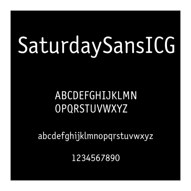 SaturdaySansICG