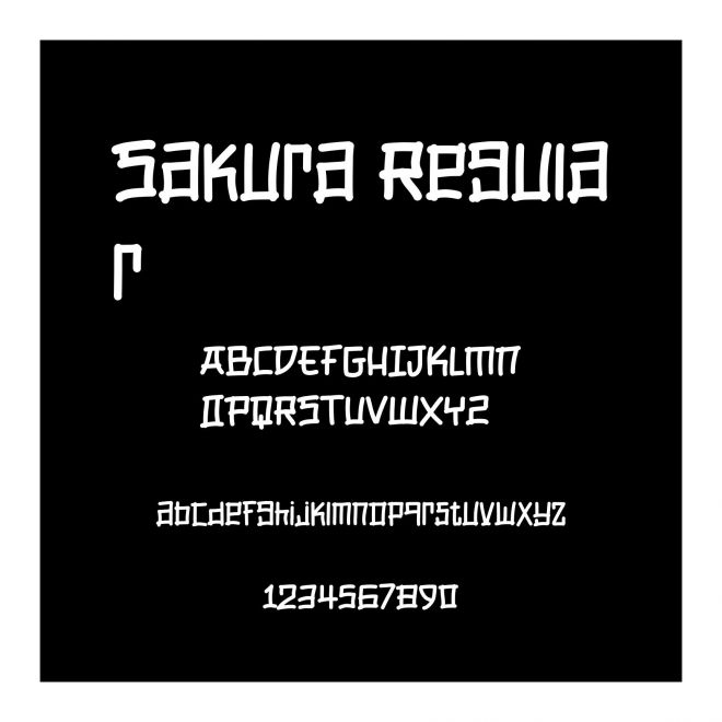 Sakura Regular