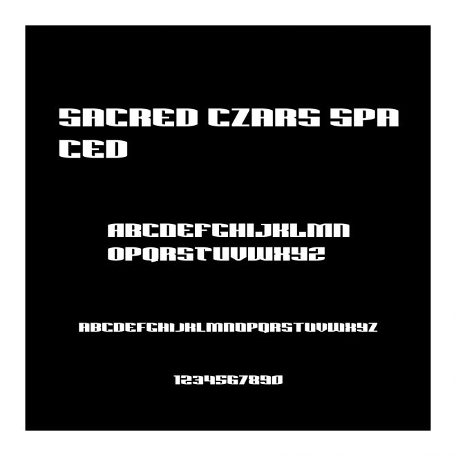 Sacred Czars Spaced