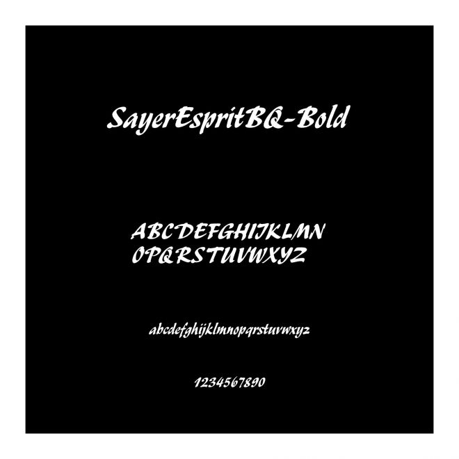 SayerEspritBQ-Bold