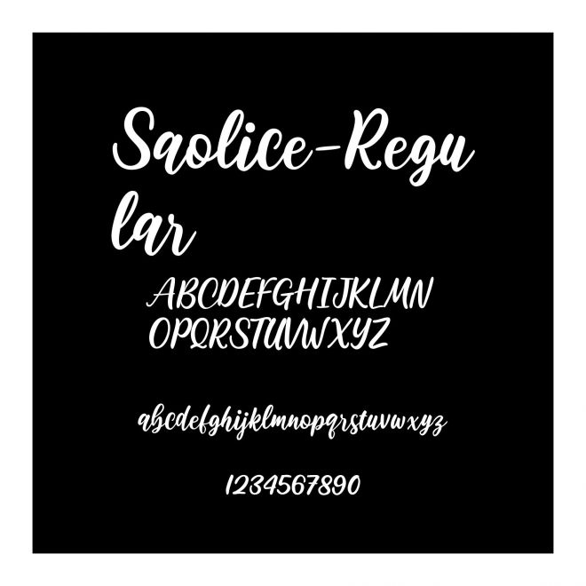 Saolice-Regular
