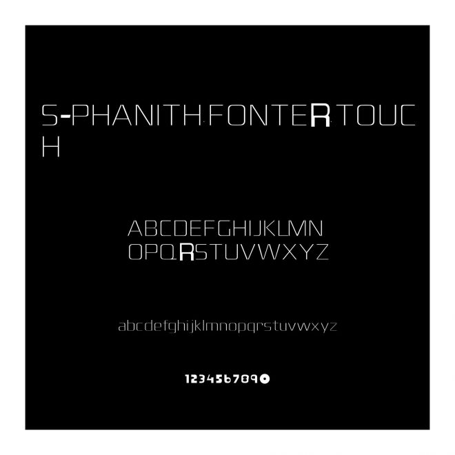 S-PHANITH FONTER TOUCH