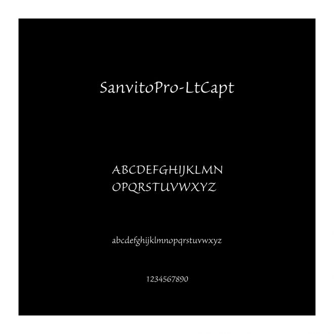 SanvitoPro-LtCapt