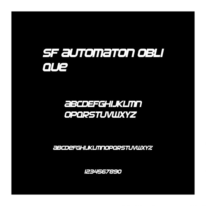 SF Automaton Oblique