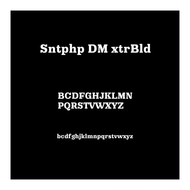 Santiphap DEMO ExtraBold