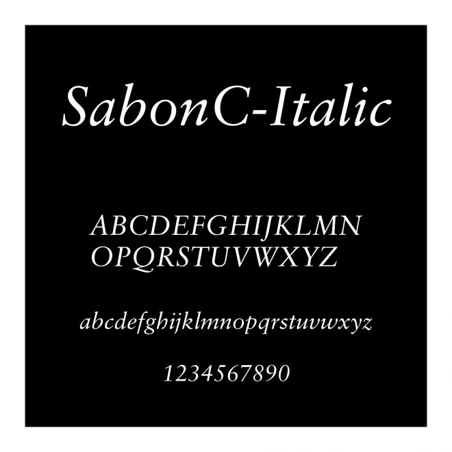 SabonC-Italic