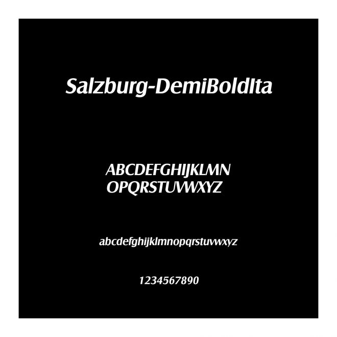 Salzburg-DemiBoldIta