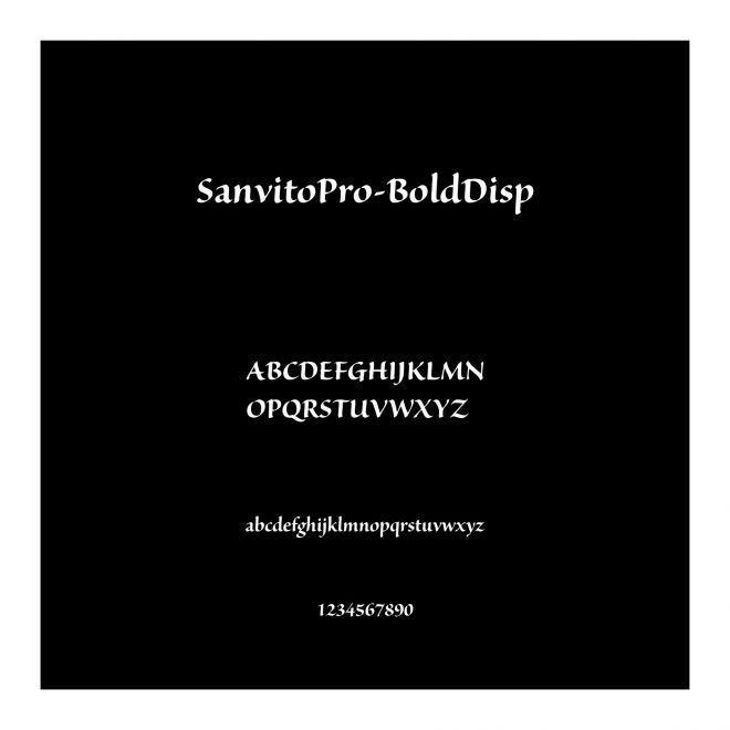 SanvitoPro-BoldDisp