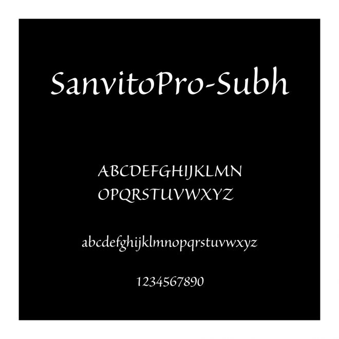 SanvitoPro-Subh