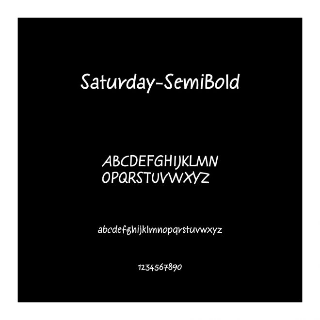 Saturday-SemiBold