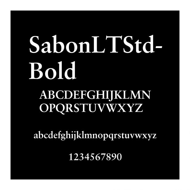 SabonLTStd-Bold