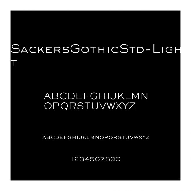 SackersGothicStd-Light