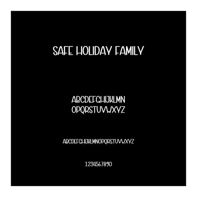 Safe Holiday Family