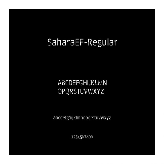 SaharaEF-Regular
