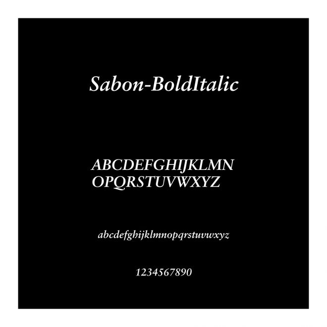 Sabon-BoldItalic