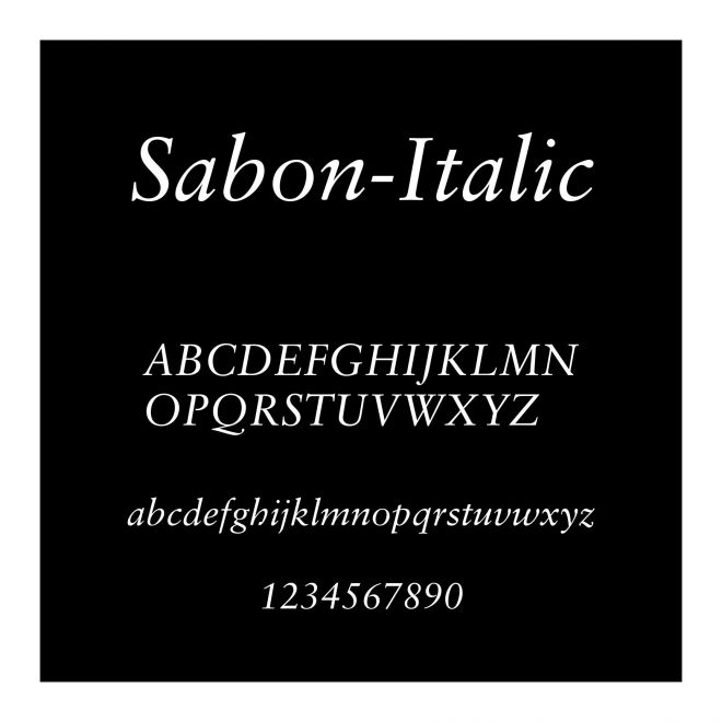 Sabon-Italic