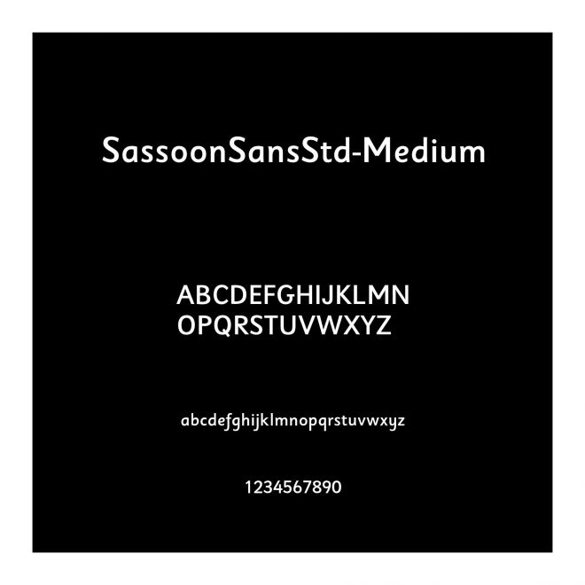 SassoonSansStd-Medium