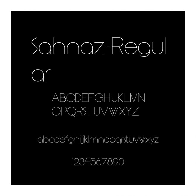 Sahnaz-Regular