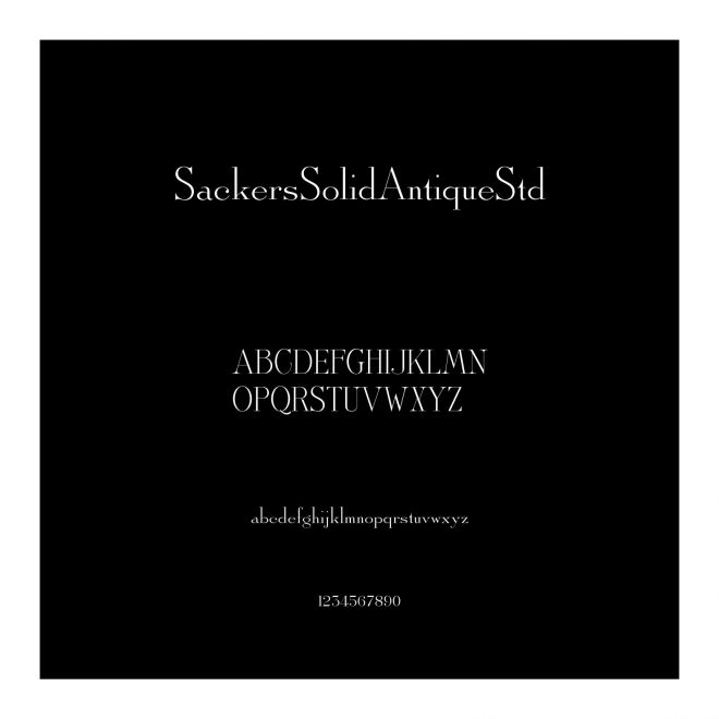 SackersSolidAntiqueStd
