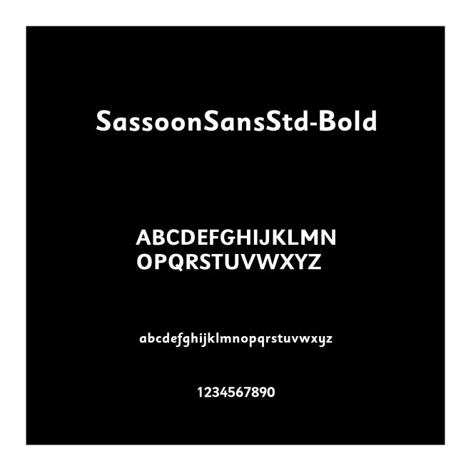 SassoonSansStd-Bold