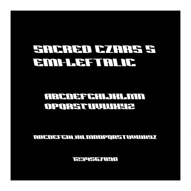 Sacred Czars Semi-Leftalic