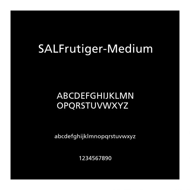 SALFrutiger-Medium