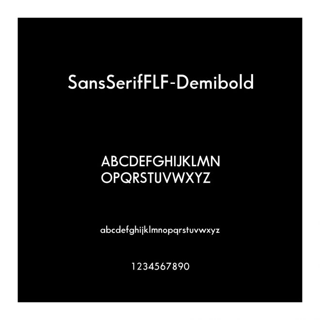 SansSerifFLF-Demibold