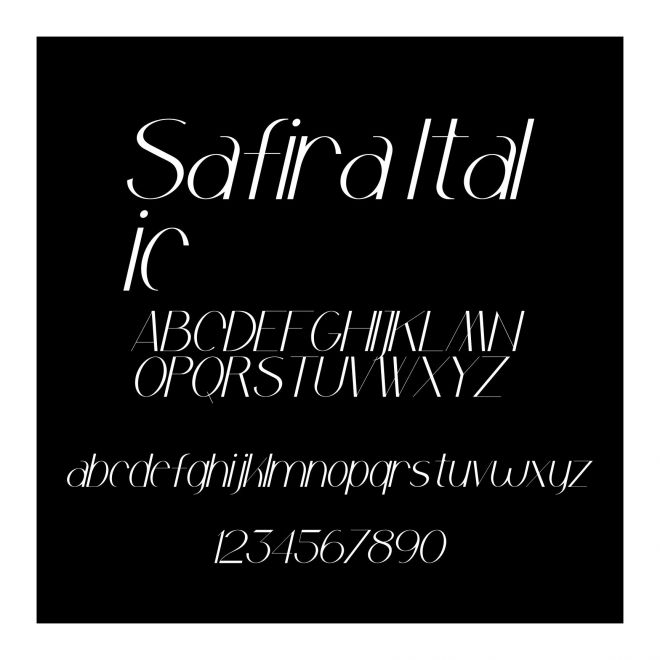 Safira Italic