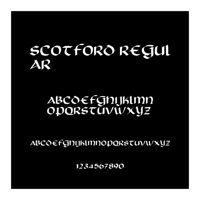 Scotford Regular