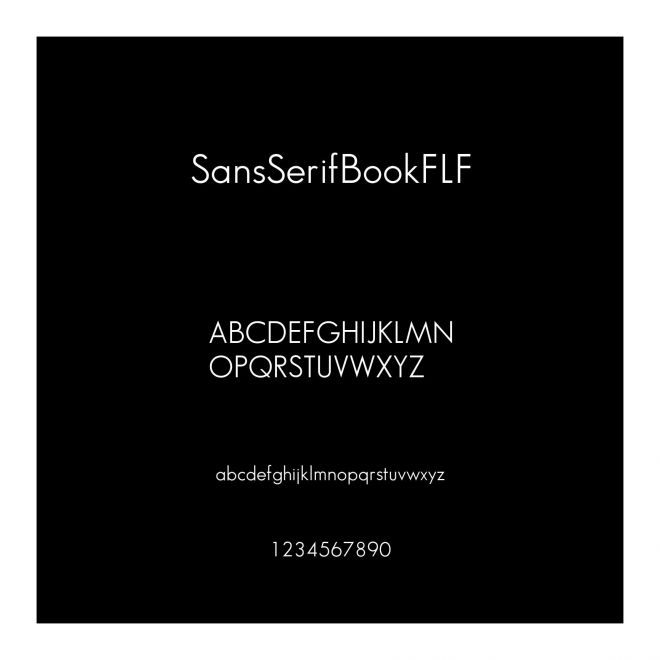 SansSerifBookFLF