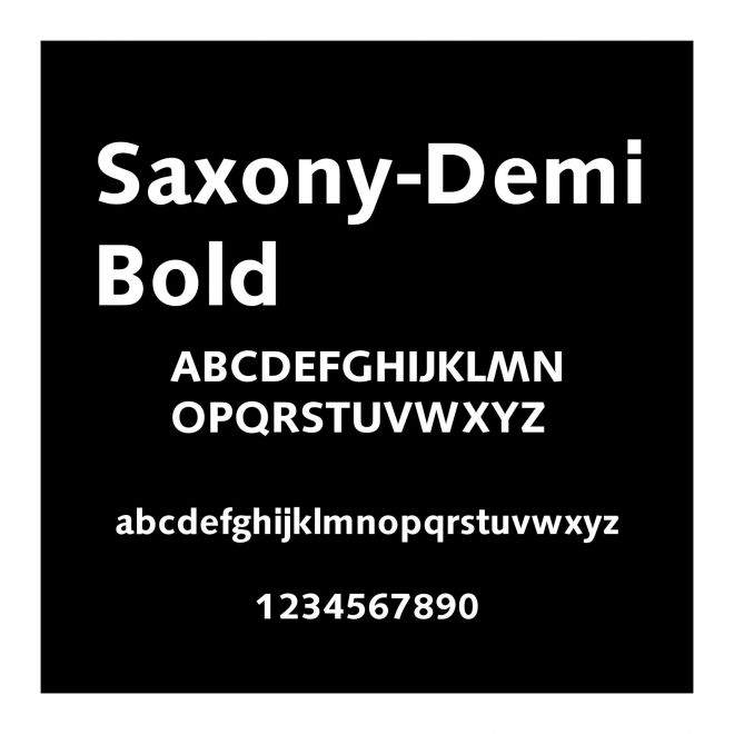 Saxony-DemiBold