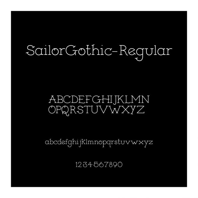 SailorGothic-Regular