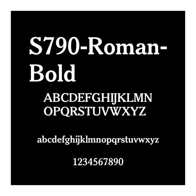 S790-Roman-Bold