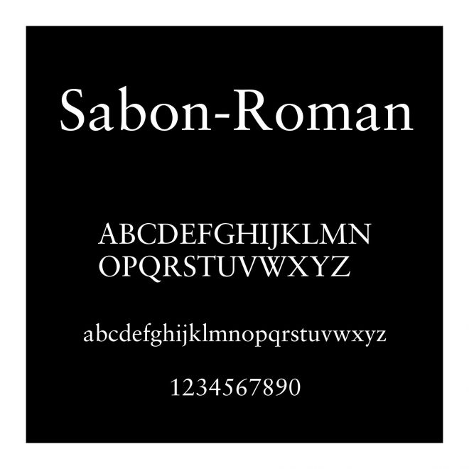 Sabon-Roman