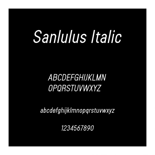 Sanlulus Italic