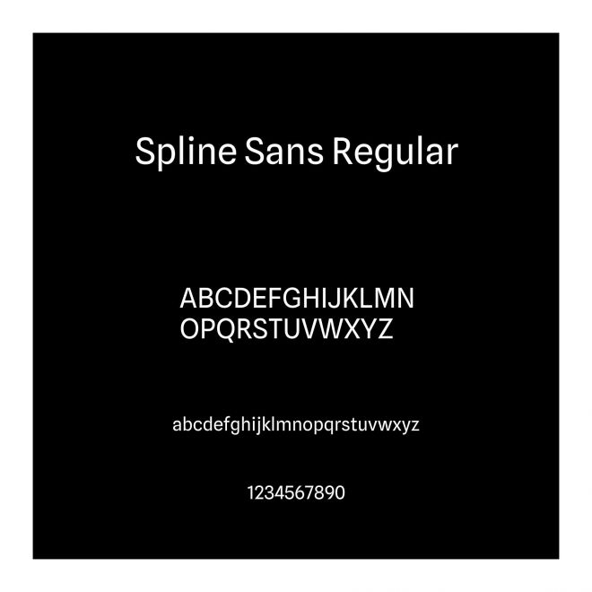 Spline Sans Regular