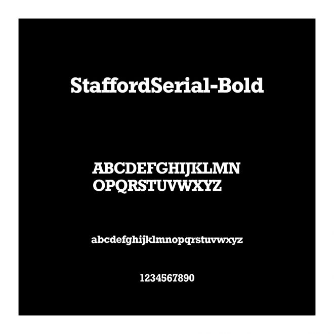 StaffordSerial-Bold