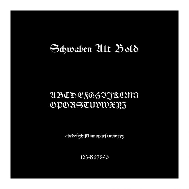 Schwaben Alt Bold