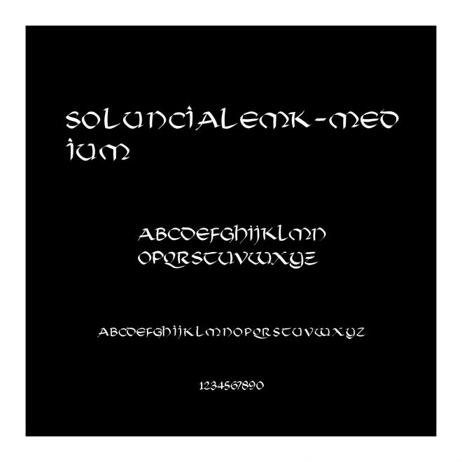 SoluncialeMK-Medium