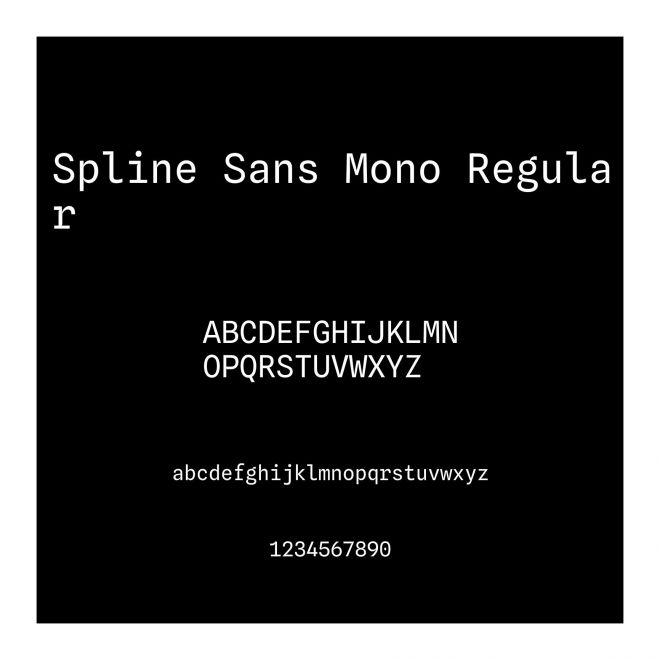 Spline Sans Mono Regular